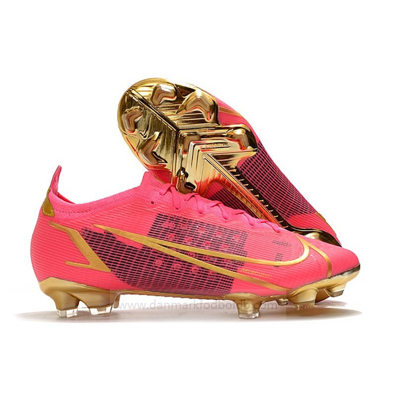 Nike Mercurial Vapor XIV Elite FG Fodboldstøvler Herre – Rød Guld